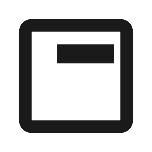 Position top right outline icon, outline style, from Material Symbols