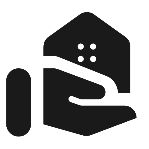Real estate agent rounded icon, rounded style, from Material Symbols
