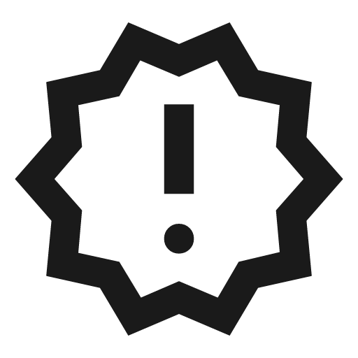 Release alert outline icon, outline style, from Material Symbols