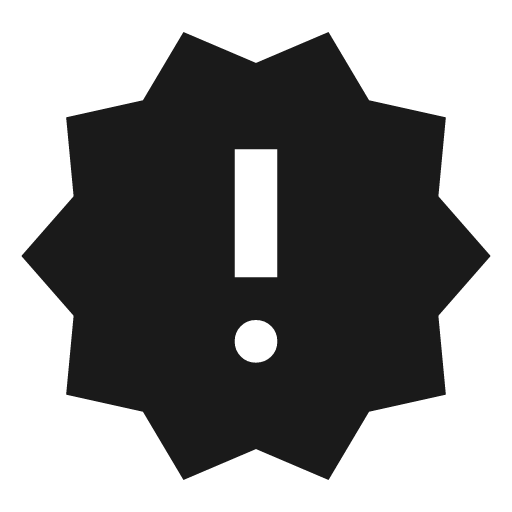 Release alert icon, solid style, from Material Symbols