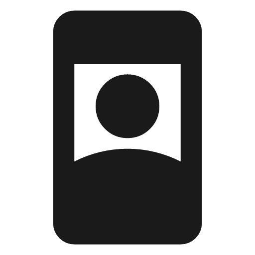 Remember me icon, solid style, from Material Symbols