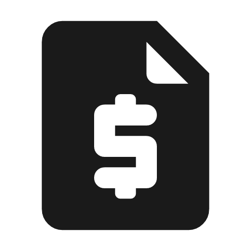 Request quote rounded icon, rounded style, from Material Symbols