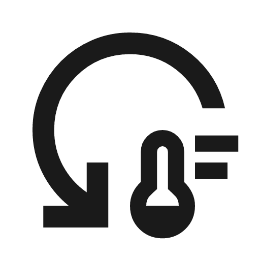 Reset white balance icon, solid style, from Material Symbols