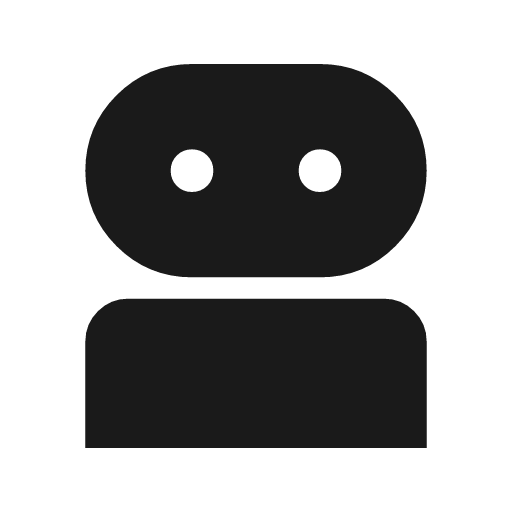 Robot 2 icon, solid style, from Material Symbols