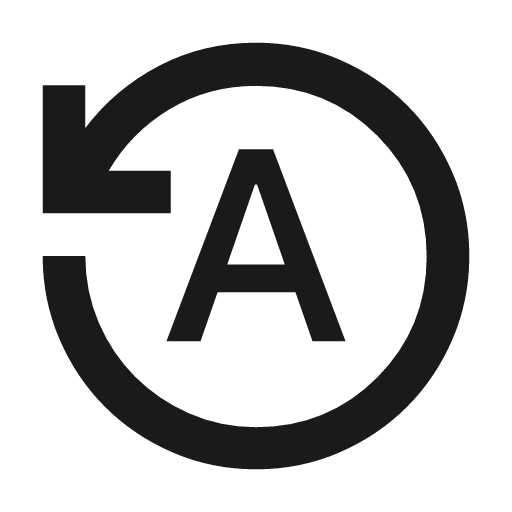 Rotate auto icon, solid style, from Material Symbols