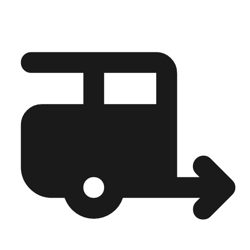 Rv hookup rounded icon, rounded style, from Material Symbols