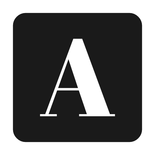 Serif icon, solid style, from Material Symbols