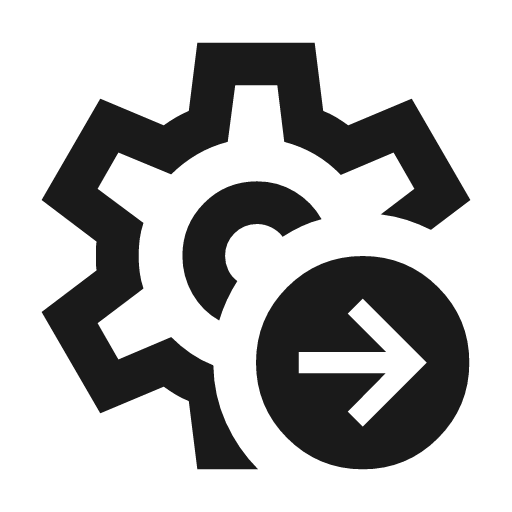 Settings b roll outline icon, outline style, from Material Symbols