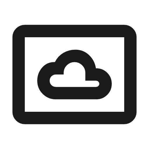 Settings system daydream outline icon, outline style, from Material Symbols