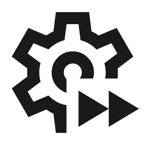 Settings timelapse outline icon, outline style, from Material Symbols