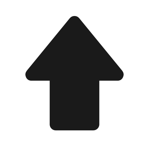 Shift rounded icon, rounded style, from Material Symbols