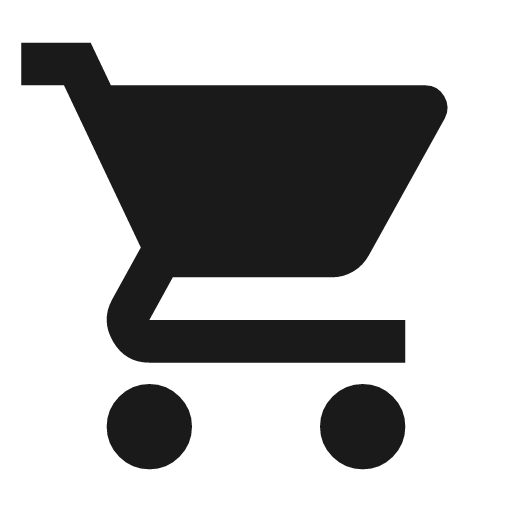 Shopping cart icon, solid style, from Material Symbols