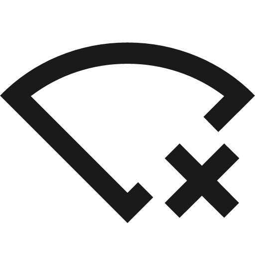 Signal wifi bad outline icon, outline style, from Material Symbols