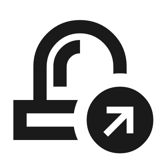 Siren open outline sharp icon, sharp-cornered style, from Material Symbols