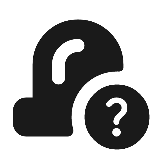 Siren question rounded icon, rounded style, from Material Symbols