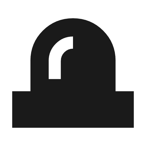 Siren sharp icon, sharp-cornered style, from Material Symbols