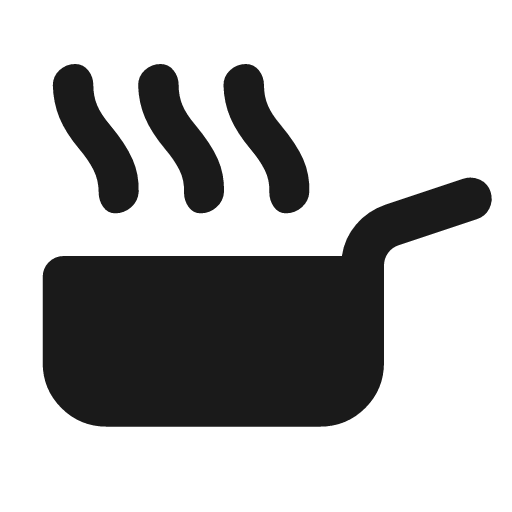 Skillet rounded icon, rounded style, from Material Symbols