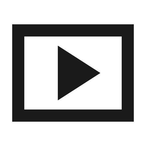 Smart display outline sharp icon, sharp-cornered style, from Material Symbols