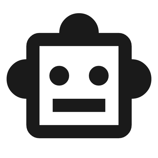 Smart toy outline icon, outline style, from Material Symbols