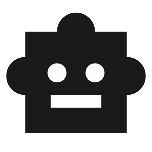 Smart toy sharp icon, sharp-cornered style, from Material Symbols