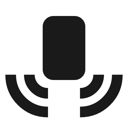 Spatial speaker icon, solid style, from Material Symbols