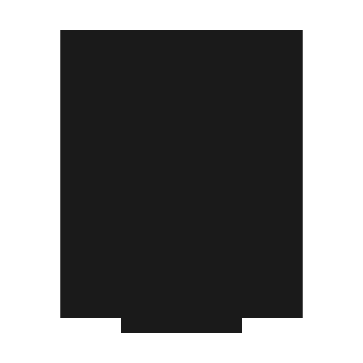 Speaker 3 sharp icon, sharp-cornered style, from Material Symbols