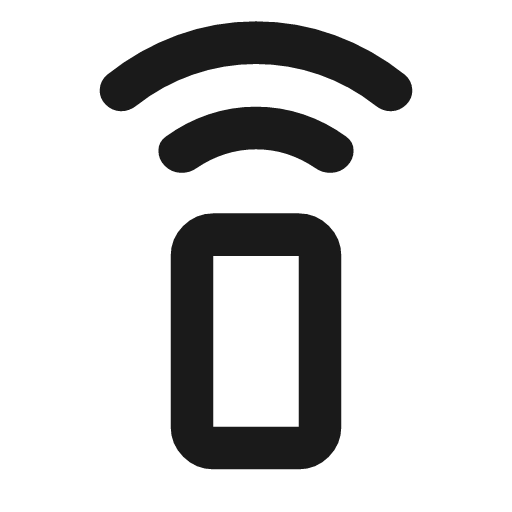 Speaker phone outline rounded icon, rounded style, from Material Symbols