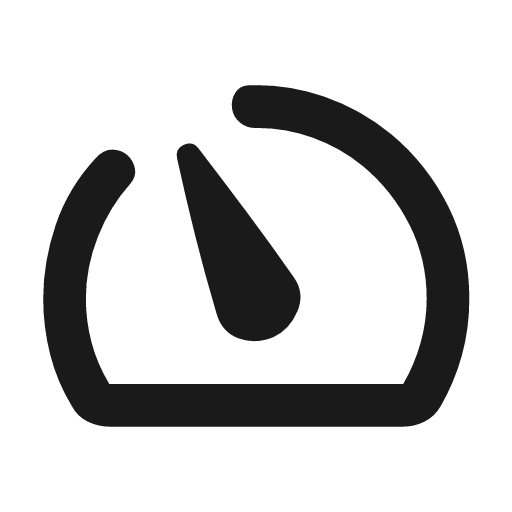 Speed 3 outline rounded icon, rounded style, from Material Symbols