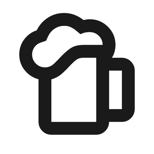 Sports bar outline rounded icon, rounded style, from Material Symbols