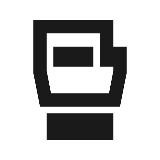Sports mma outline sharp icon, sharp-cornered style, from Material Symbols