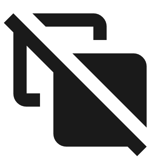 Stack off icon, solid style, from Material Symbols