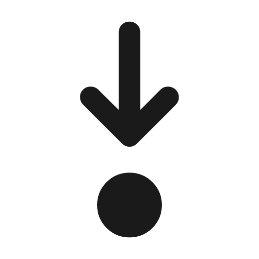 Step into rounded icon, rounded style, from Material Symbols