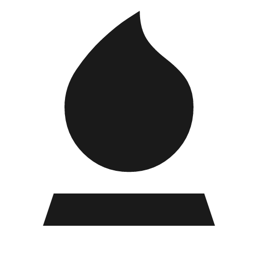 Stylus brush sharp icon, sharp-cornered style, from Material Symbols