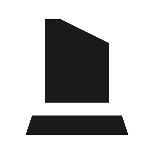 Stylus highlighter sharp icon, sharp-cornered style, from Material Symbols