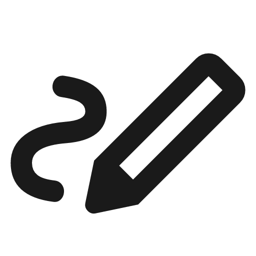 Stylus note outline rounded icon, rounded style, from Material Symbols