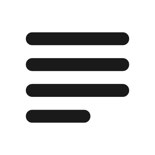 Subject rounded icon, rounded style, from Material Symbols
