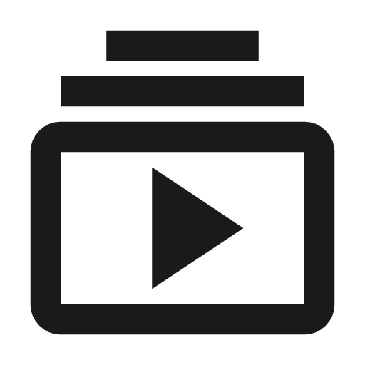 Subscriptions outline icon, outline style, from Material Symbols