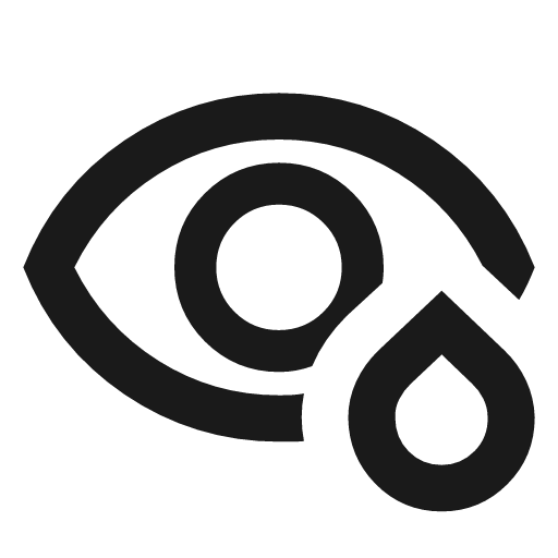 Symptoms outline icon, outline style, from Material Symbols