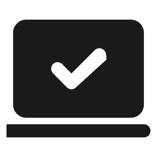 Sync saved locally rounded icon, rounded style, from Material Symbols