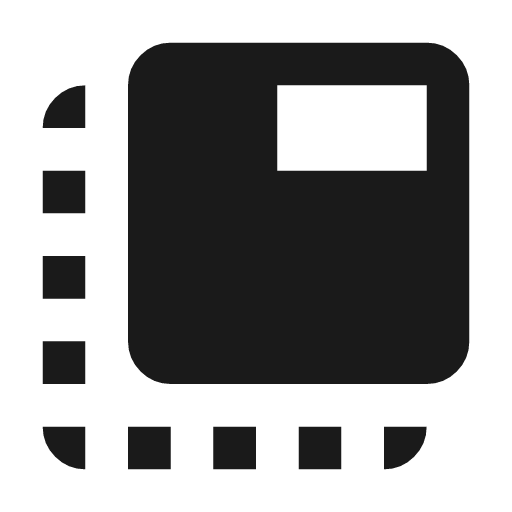 Tab duplicate icon, solid style, from Material Symbols