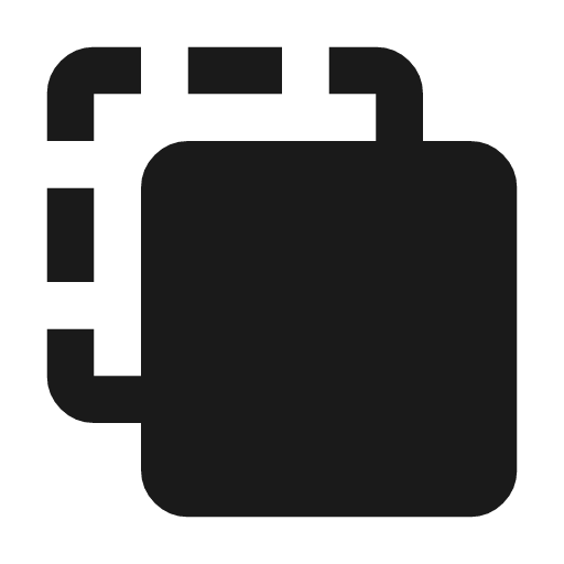 Tab inactive icon, solid style, from Material Symbols