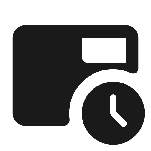 Tab recent rounded icon, rounded style, from Material Symbols