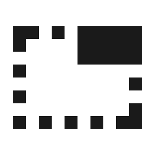 Tab unselected sharp icon, sharp-cornered style, from Material Symbols