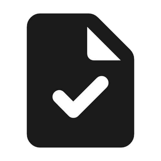 Task rounded icon, rounded style, from Material Symbols