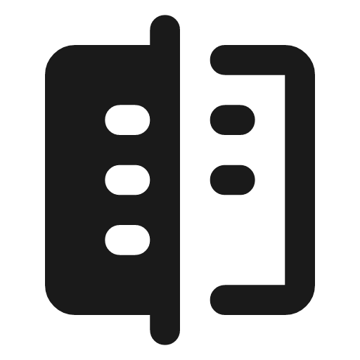 Text compare rounded icon, rounded style, from Material Symbols