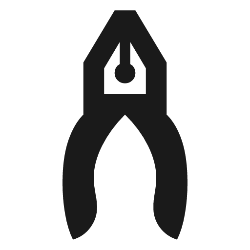 Tools pliers wire stripper outline icon, outline style, from Material Symbols