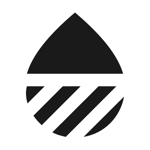 Total dissolved solids icon, solid style, from Material Symbols