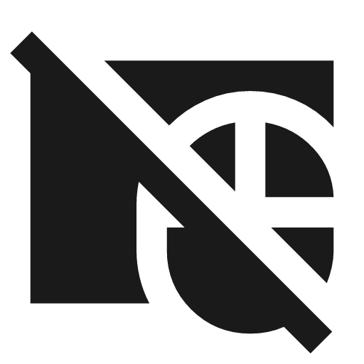 Touchpad mouse off sharp icon, sharp-cornered style, from Material Symbols