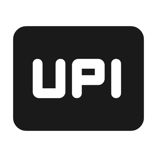 Upi pay rounded icon, rounded style, from Material Symbols