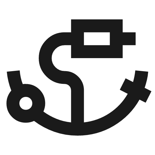 Ventilator outline sharp icon, sharp-cornered style, from Material Symbols